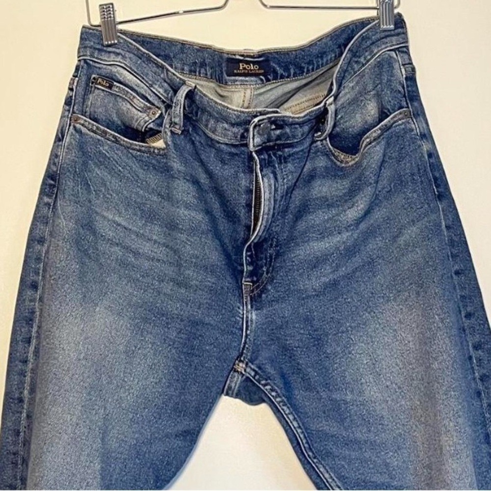 Ralph Lauren Classic Mid‎ Rise Slime Blue Jeans